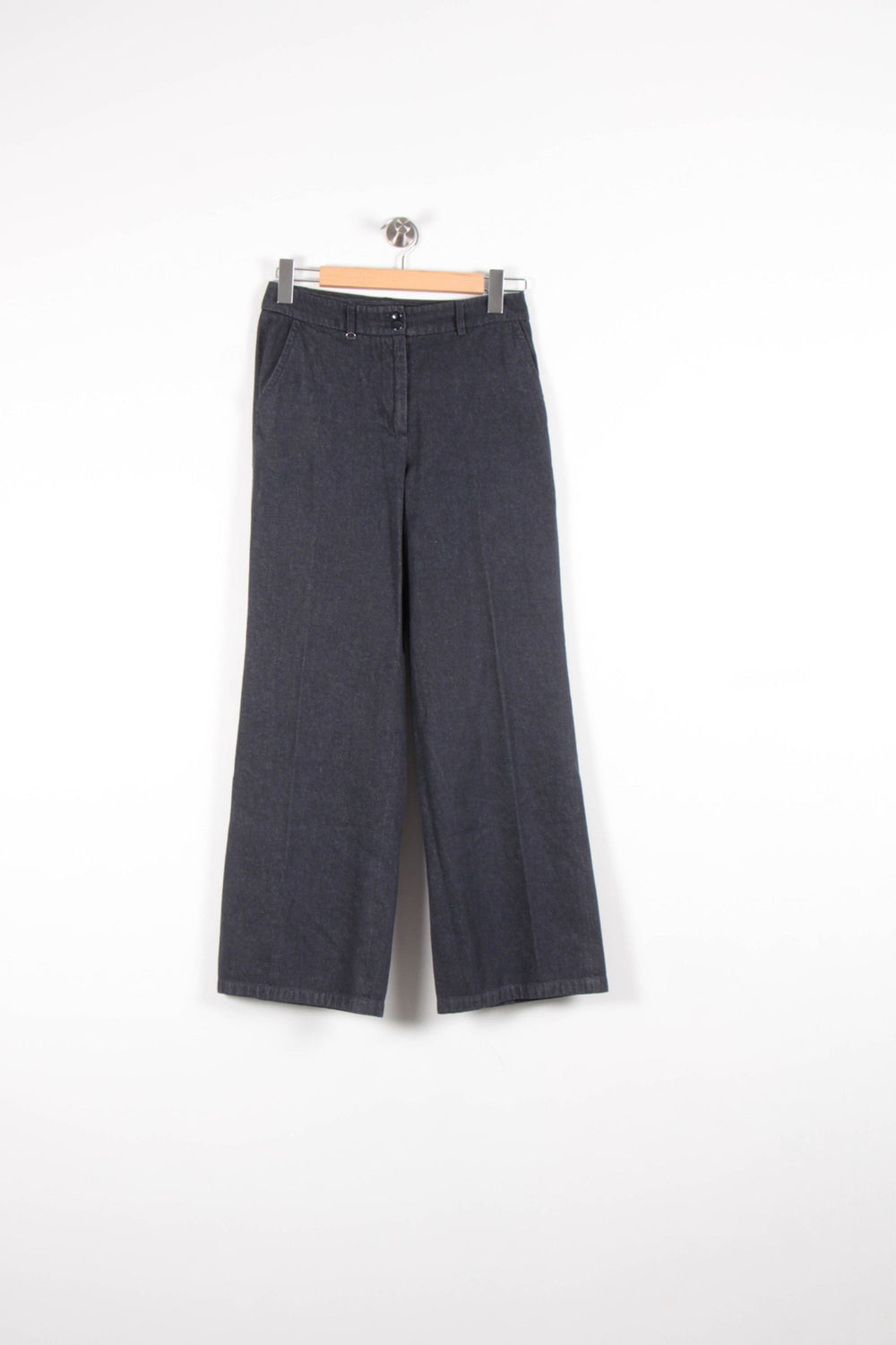 Jean Large Noir - Taille S/36 de la marque Caroll | PARAD60796 - Vendu par Paradigme - Image 2