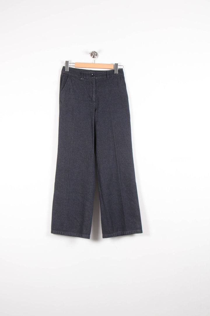 Jean Large Noir - Taille S/36 de la marque Caroll | PARAD60796 - Vendu par Paradigme - Image 2