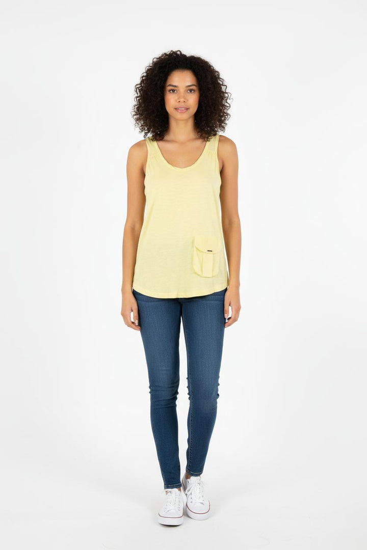 Débardeur Jaune - Taille M/38 de la marque IKKS | PARAD60799 - Vendu par Paradigme - Image 1