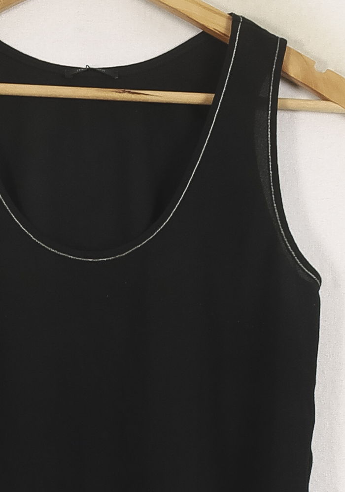 Débardeur Noir - Taille S/36 de la marque IKKS | PARAD60807 - Vendu par Paradigme - Image 3