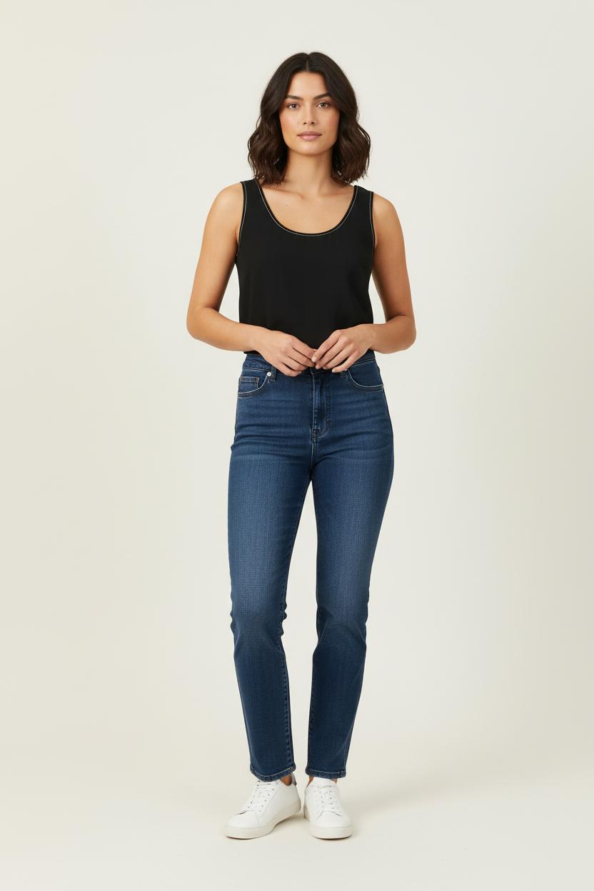 Débardeur Noir - Taille S/36 de la marque IKKS | PARAD60807 - Vendu par Paradigme - Image 1