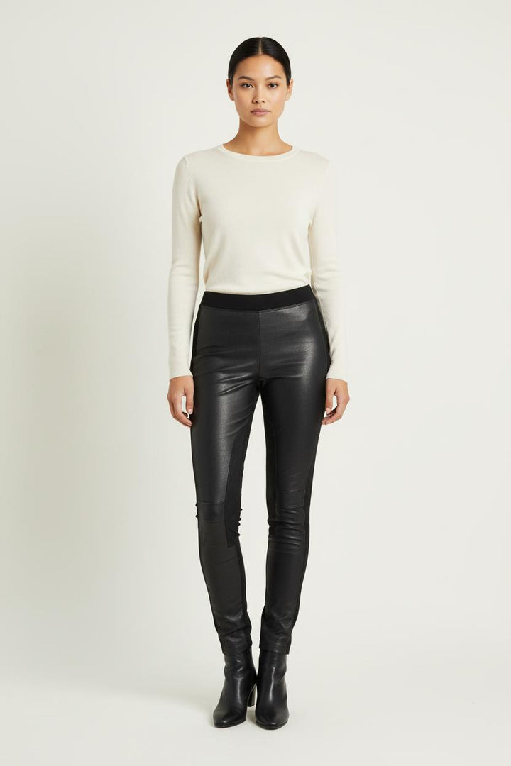 Legging Noir - Taille M/38 de la marque Sandro | PARAD60819 - Vendu par Paradigme - Image 1