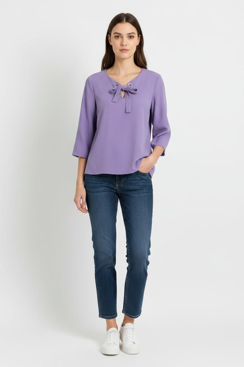 Blouse Violette - Taille L/40 de la marque Maison 123 | PARAD60823 - Vendu par Paradigme - Image 1