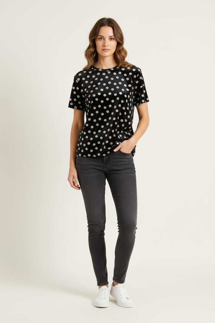 T-shirt Noir et Blanc - Taille M/38 de la marque The Kooples | PARAD60824 - Vendu par Paradigme - Image 1