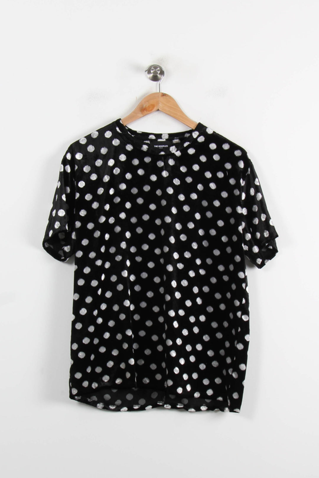 T-shirt Noir et Blanc - Taille M/38 de la marque The Kooples | PARAD60824 - Vendu par Paradigme - Image 2