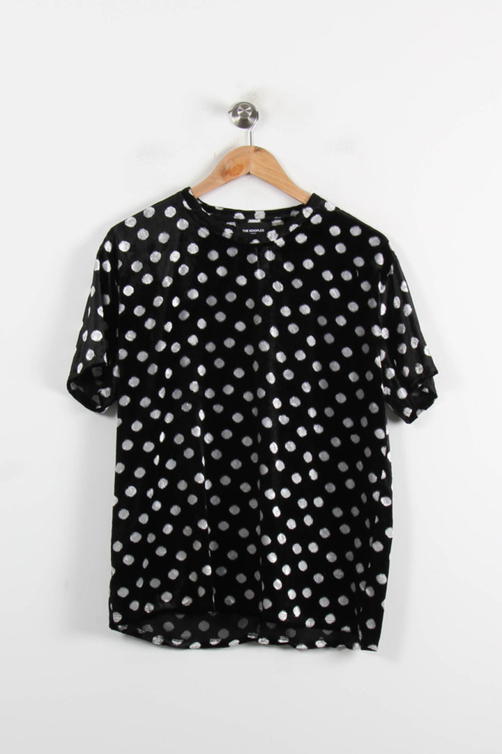 T-shirt Noir et Blanc - Taille M/38 de la marque The Kooples | PARAD60824 - Vendu par Paradigme - Image 2