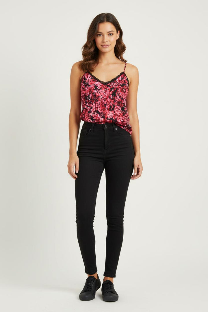 Caraco Rose et Noir - Taille L/40 de la marque IKKS | PARAD60833 - Vendu par Paradigme - Image 1