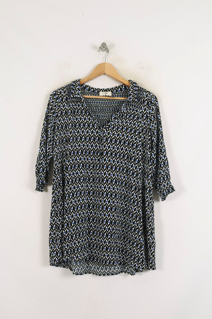 Robe Courte Noire et Blanche - Taille S/36 de la marque ba&sh | PARAD60835 - Vendu par Paradigme - Image 2