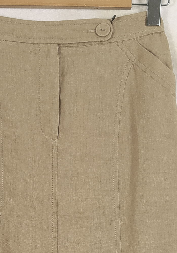 Jupe Midi Beige - Taille M/38 de la marque Gerard Darel | PARAD60841 - Vendu par Paradigme - Image 3