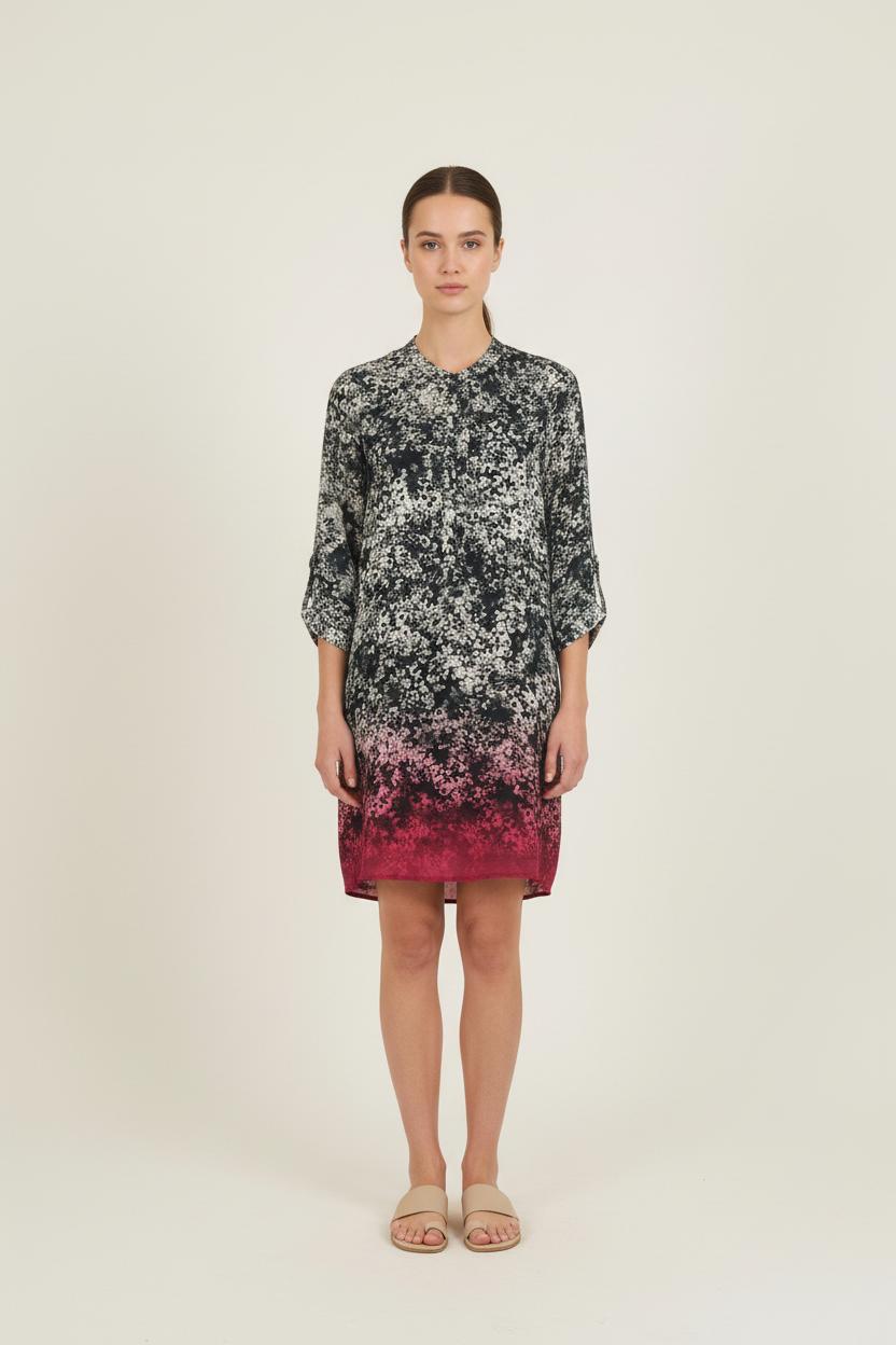 Robe Courte Noire et Rose - Taille S/36 de la marque I.Code | PARAD60844 - Vendu par Paradigme - Image 1