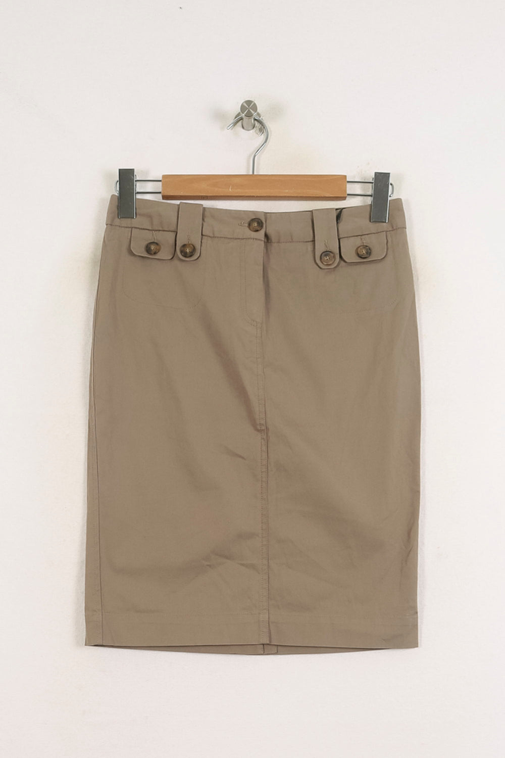 Jupe Crayon Beige - Taille S/36 de la marque Gerard Darel | PARAD60849 - Vendu par Paradigme - Image 2