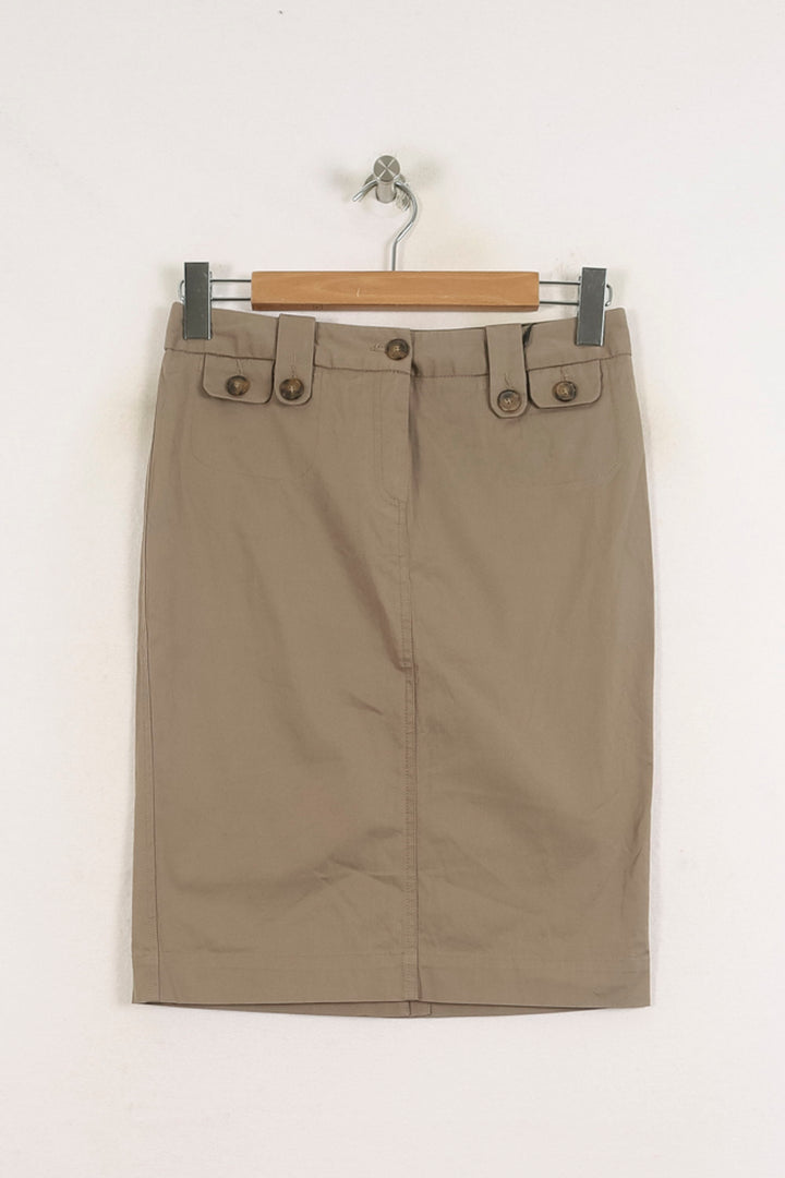 Jupe Crayon Beige - Taille S/36 de la marque Gerard Darel | PARAD60849 - Vendu par Paradigme - Image 2