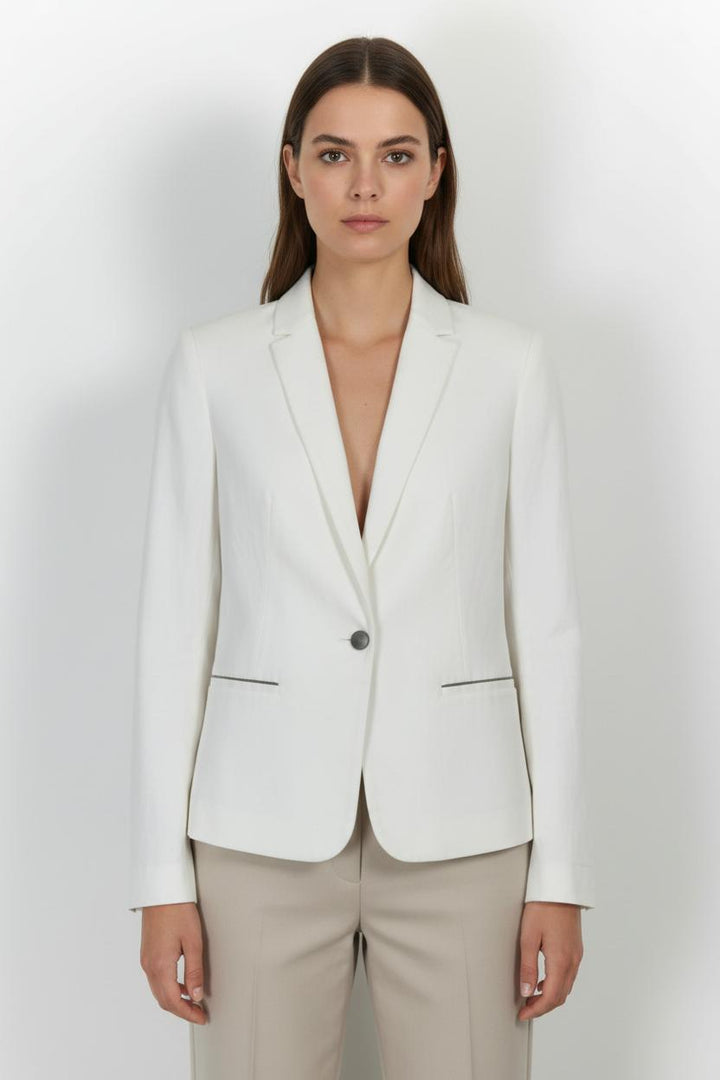 Blazer Blanc - Taille XS/34 de la marque IKKS | PARAD60852 - Vendu par Paradigme - Image 1
