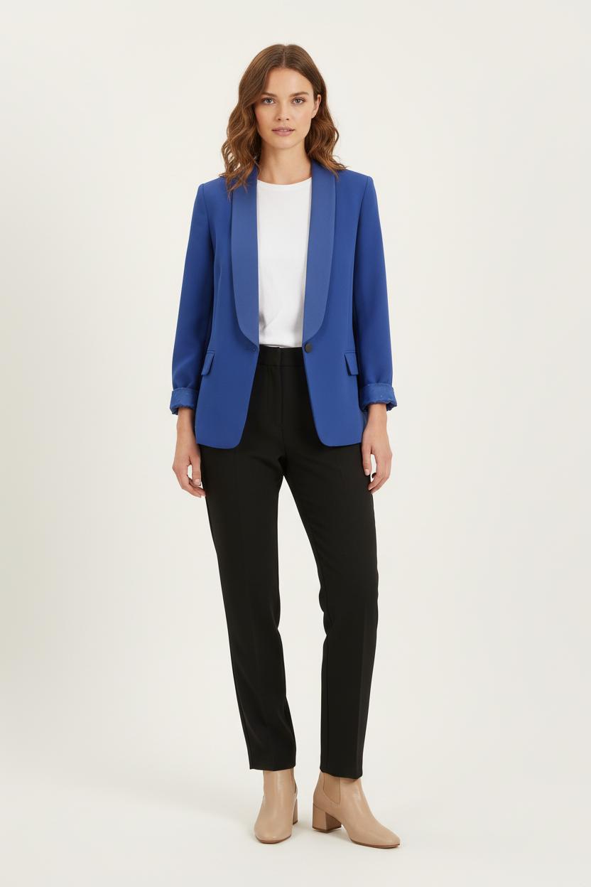 Blazer Bleu - Taille S/36 de la marque IKKS | PARAD60855 - Vendu par Paradigme - Image 1