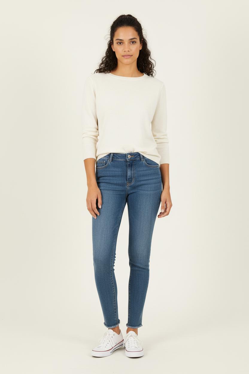 Jean Skinny Bleu - Taille XS/34 de la marque IKKS | PARAD60861 - Vendu par Paradigme - Image 1