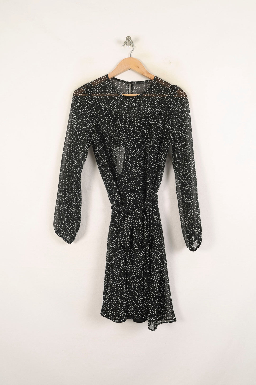 Robe Courte Noire et Blanche - Taille S/36 de la marque IKKS | PARAD60862 - Vendu par Paradigme - Image 2