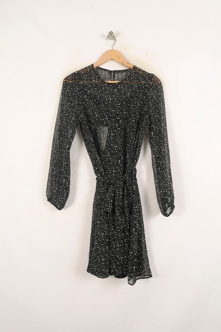 Robe Courte Noire et Blanche - Taille S/36 de la marque IKKS | PARAD60862 - Vendu par Paradigme - Image 2