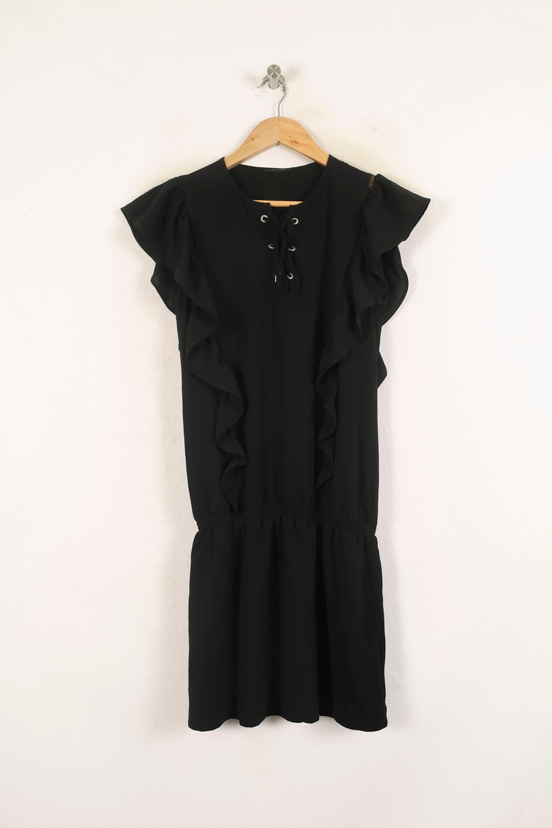 Robe Volantée Noire - Taille XS/34 de la marque IKKS | PARAD60865 - Vendu par Paradigme - Image 2