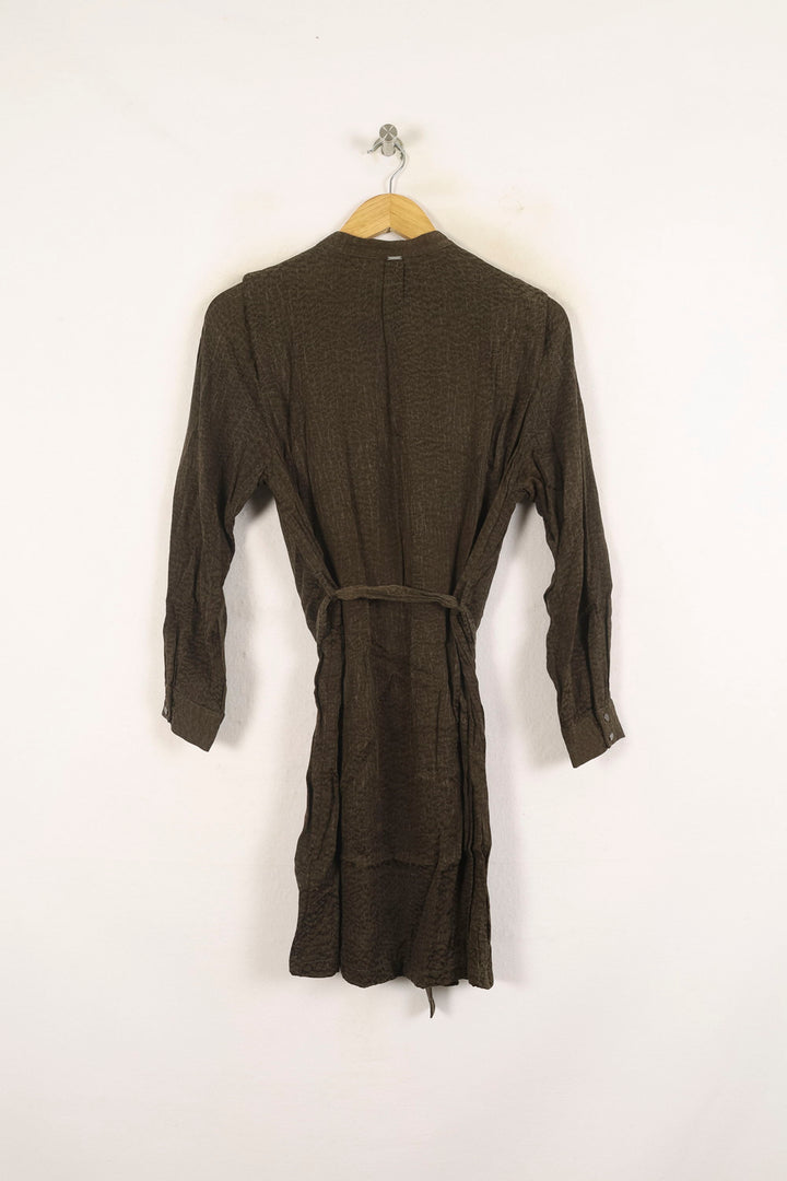 Robe Chemise Verte - Taille XS/34 de la marque IKKS | PARAD60866 - Vendu par Paradigme - Image 4