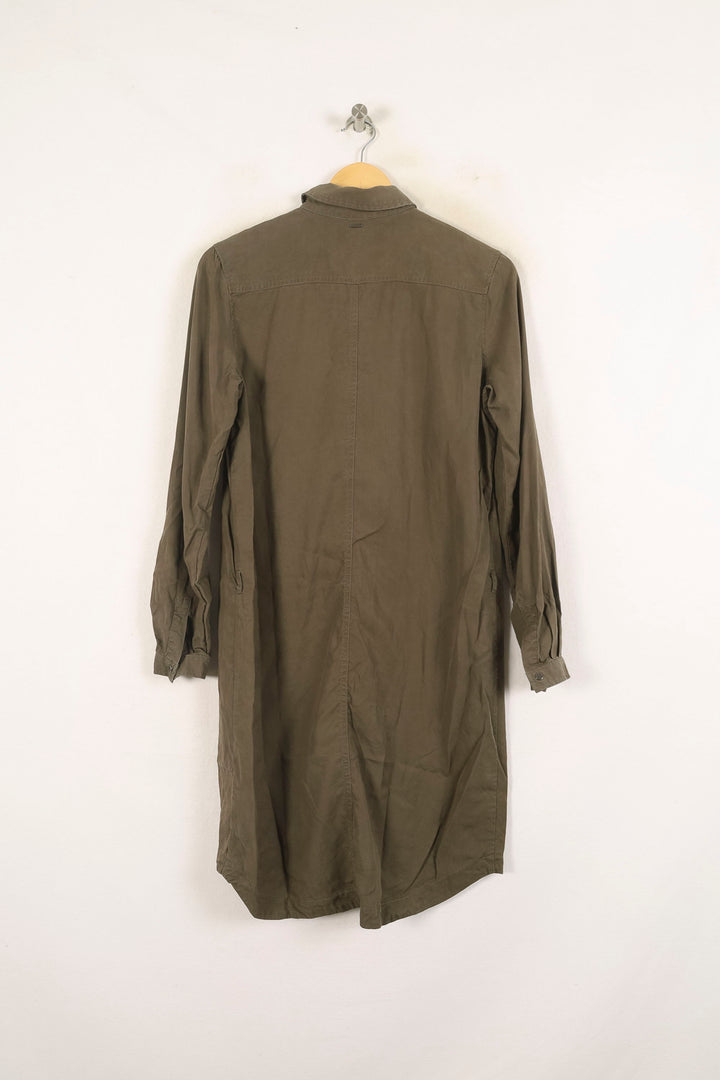 Robe Chemise Verte - Taille S/36 de la marque IKKS | PARAD60867 - Vendu par Paradigme - Image 4