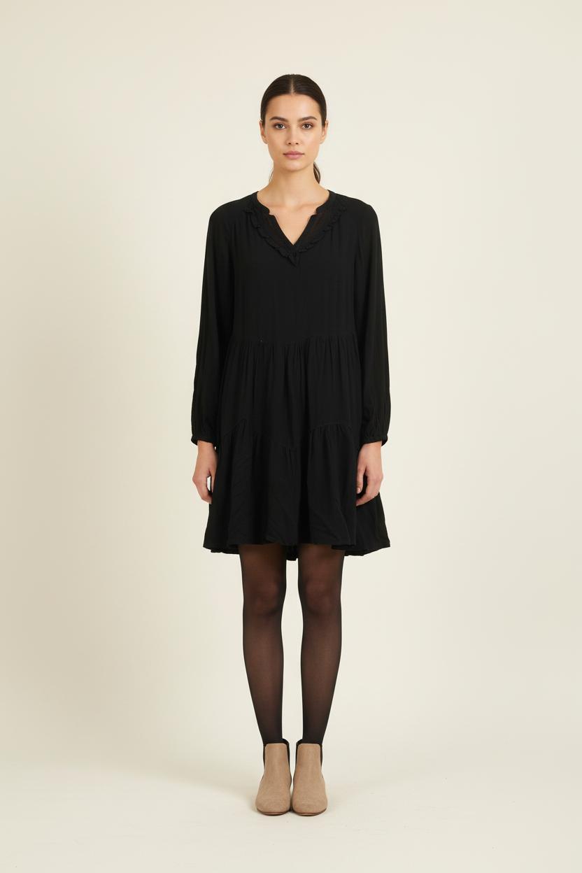 Robe Noire - Taille XS/34 de la marque IKKS | PARAD60868 - Vendu par Paradigme - Image 1