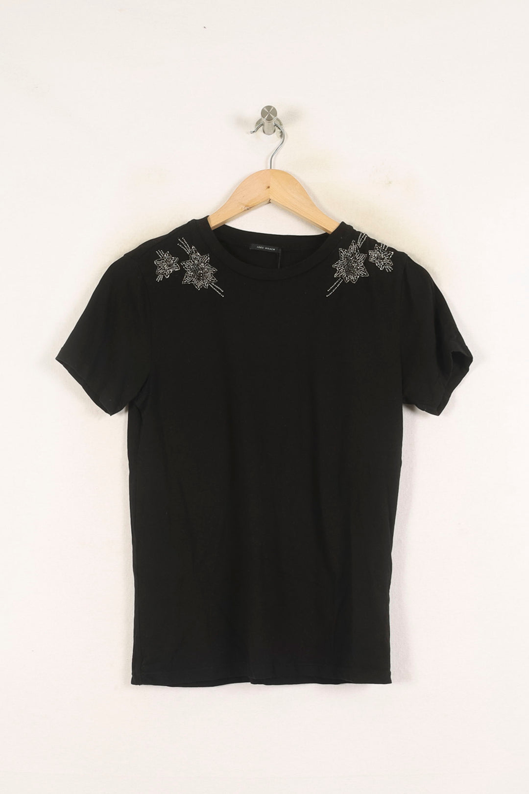Tee-shirt Noir - Taille S/36 de la marque IKKS | PARAD60869 - Vendu par Paradigme - Image 2