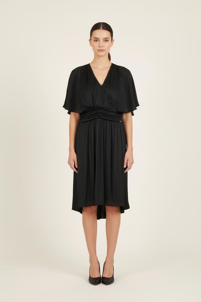 Robe Courte Noire - Taille S/36 de la marque IKKS | PARAD60870 - Vendu par Paradigme - Image 1