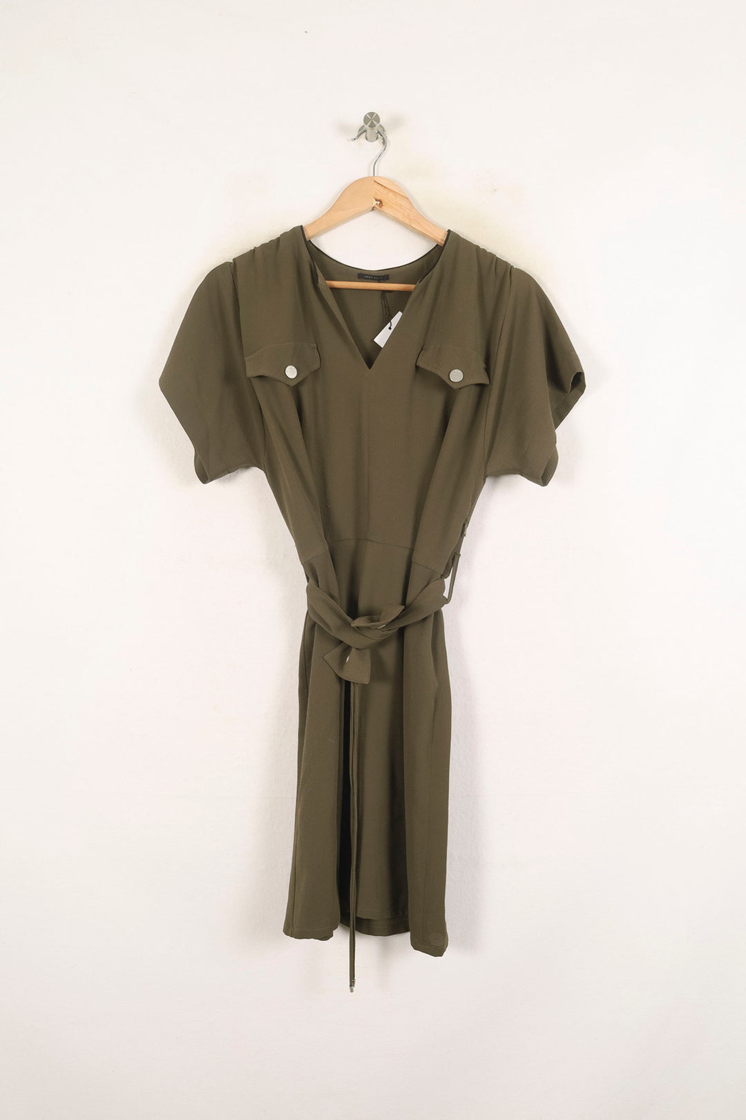 Robe Portefeuille Verte - Taille XS/34 de la marque IKKS | PARAD60872 - Vendu par Paradigme - Image 2
