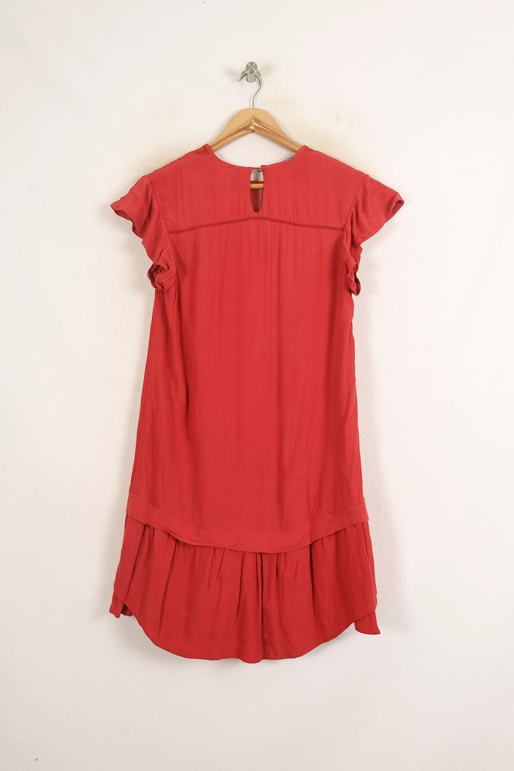 Robe Midi Bordeaux - Taille S/36 de la marque IKKS | PARAD60877 - Vendu par Paradigme - Image 4