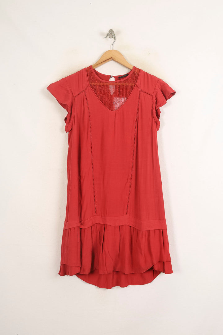 Robe Midi Bordeaux - Taille S/36 de la marque IKKS | PARAD60877 - Vendu par Paradigme - Image 2