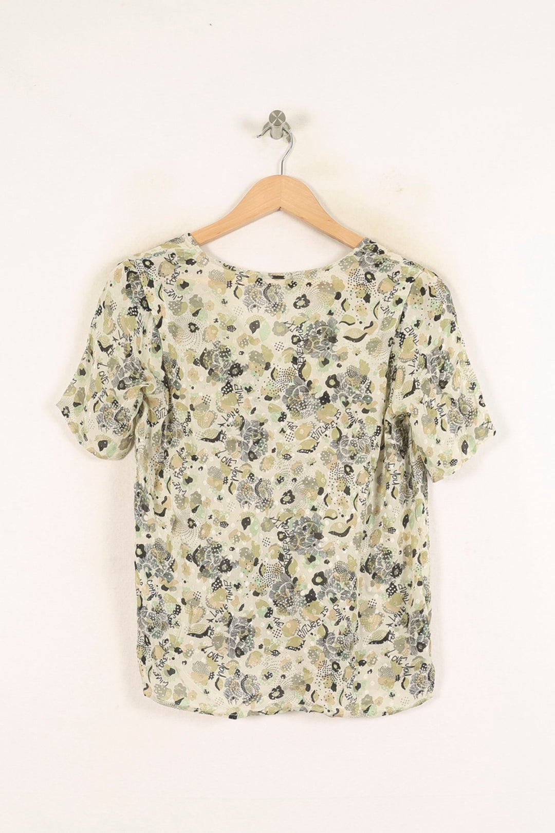 Blouse Verte et Noire - Taille XS/34 de la marque IKKS | PARAD60881 - Vendu par Paradigme - Image 4