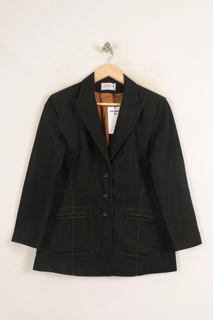 Veste Noire - Taille L/40 de la marque ZAPA | PARAD60885 - Vendu par Paradigme - Image 2