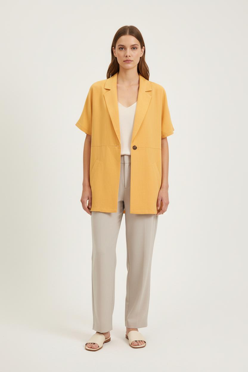 Blazer Orange - Taille M/38 de la marque ZAPA | PARAD60886 - Vendu par Paradigme - Image 1