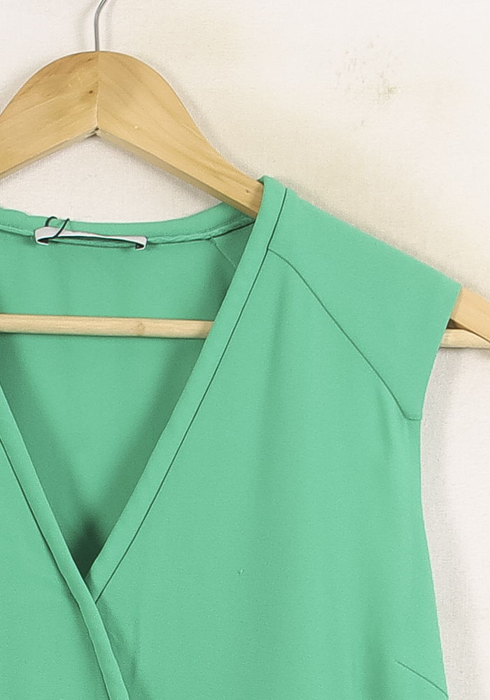 Robe Cache-Cœur Verte - Taille XL/42 de la marque ZAPA | PARAD60887 - Vendu par Paradigme - Image 3