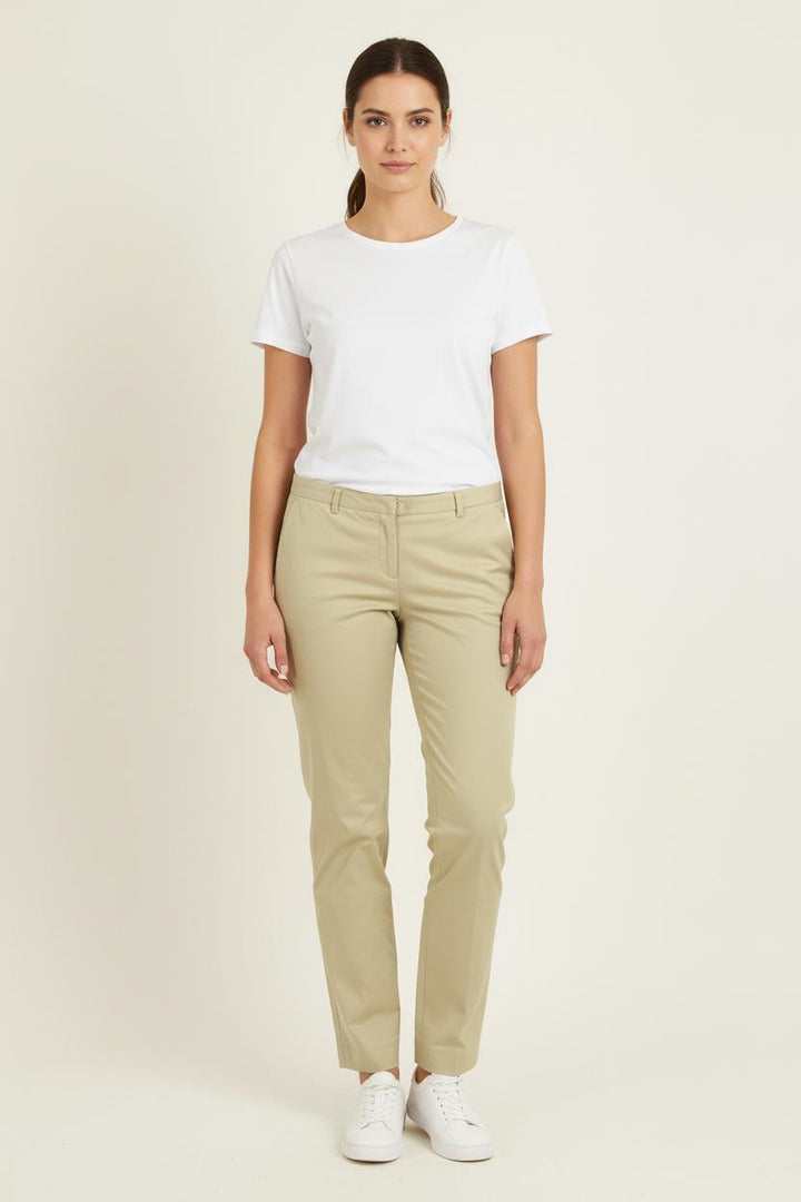 Pantalon Droit Beige - Taille XL/42 de la marque Pablo | PARAD60894 - Vendu par Paradigme - Image 1