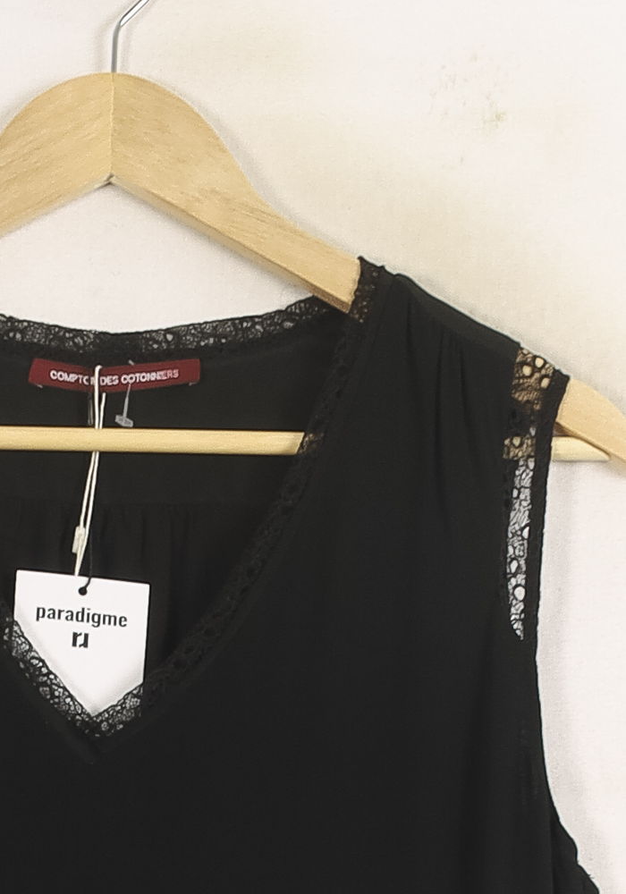 Robe Sans Manches Noire - Taille S/36 de la marque Comptoir des Cotonniers | PARAD60896 - Vendu par Paradigme - Image 3