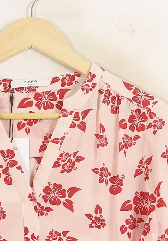 Blouse Rose et Rouge - Taille S/36 de la marque ZAPA | PARAD60909 - Vendu par Paradigme - Image 3