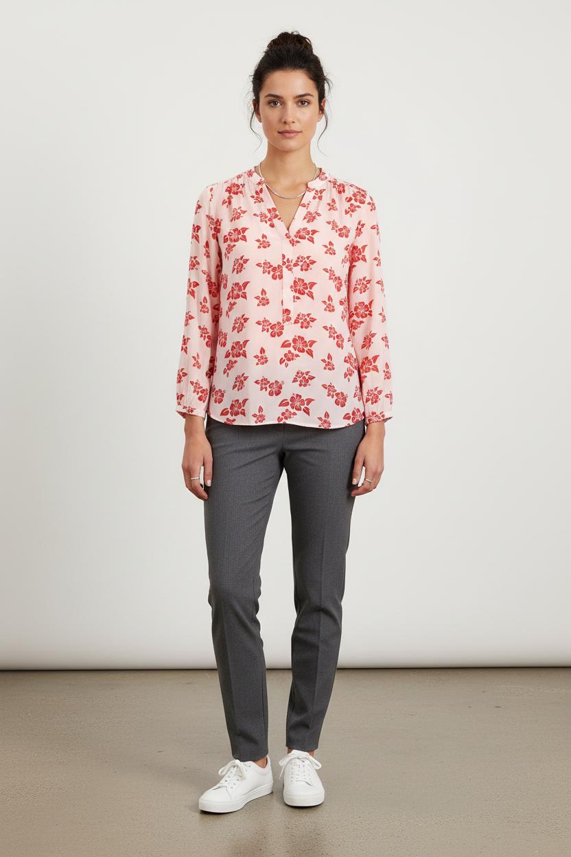 Blouse Rose et Rouge - Taille S/36 de la marque ZAPA | PARAD60909 - Vendu par Paradigme - Image 1