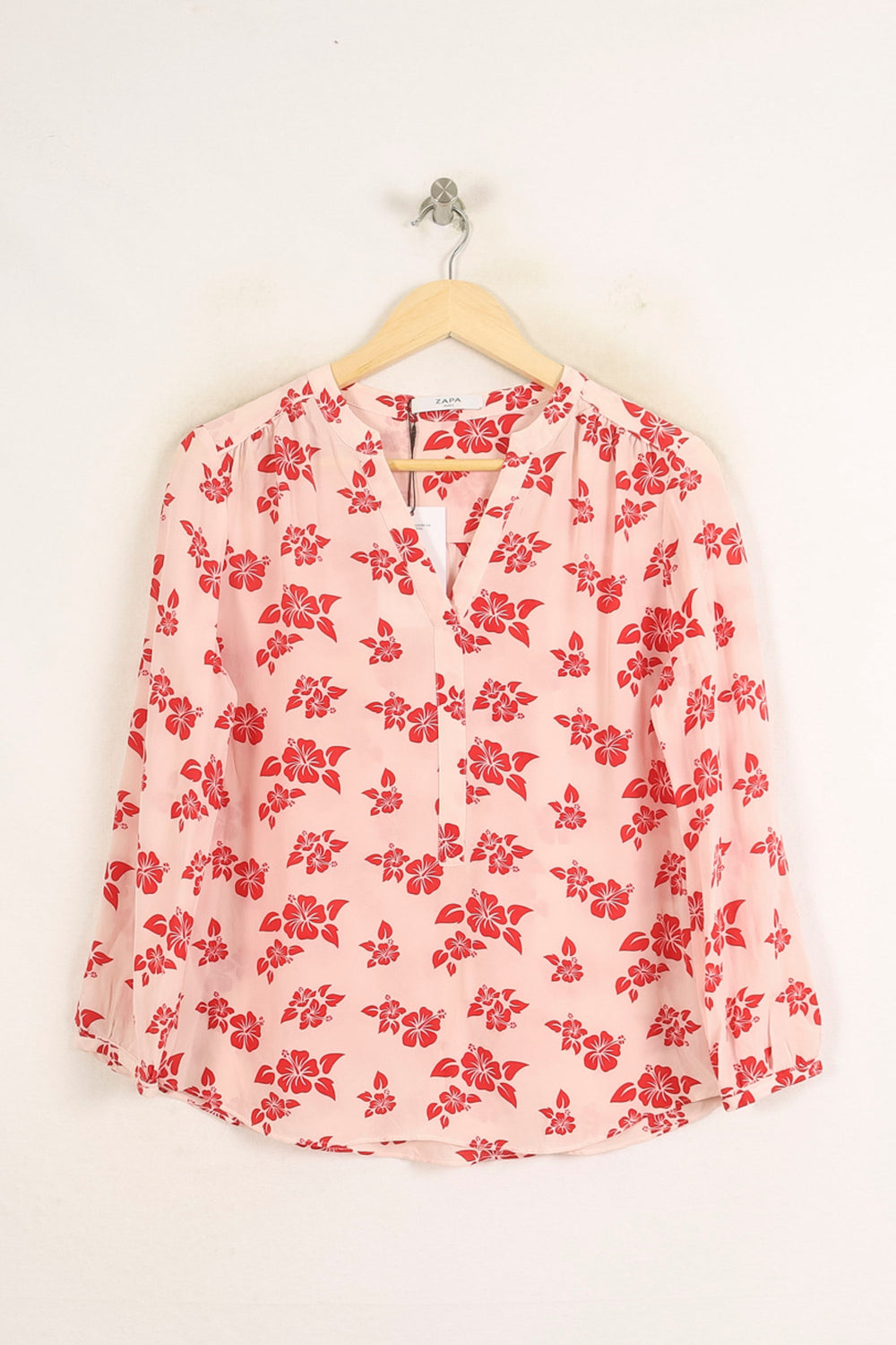 Blouse Rose et Rouge - Taille S/36 de la marque ZAPA | PARAD60909 - Vendu par Paradigme - Image 2