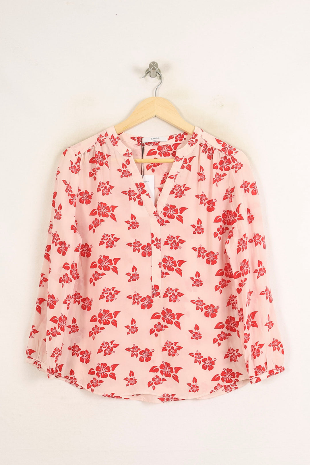 Blouse Rose et Rouge - Taille S/36 de la marque ZAPA | PARAD60909 - Vendu par Paradigme - Image 2