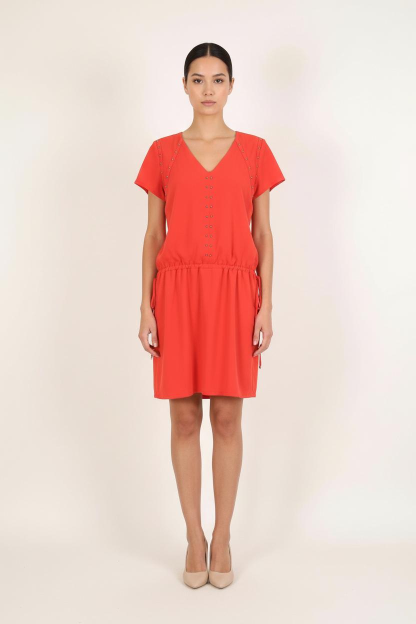 Robe Courte Rouge - Taille M/38 de la marque IKKS | PARAD60910 - Vendu par Paradigme - Image 1