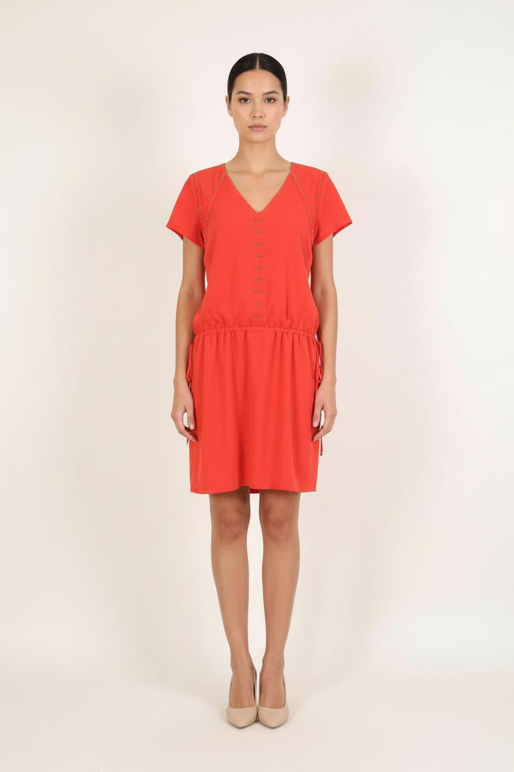 Robe Courte Rouge - Taille M/38 de la marque IKKS | PARAD60910 - Vendu par Paradigme - Image 1