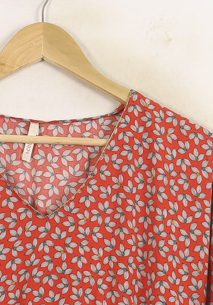 Blouse Rouge et Blanche - Taille S/36 de la marque I.Code | PARAD60912 - Vendu par Paradigme - Image 3