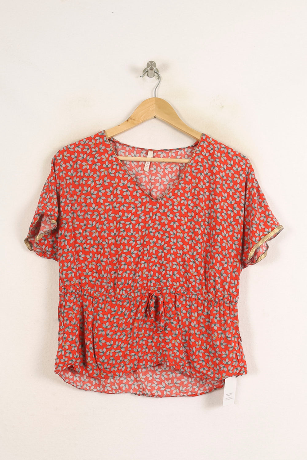 Blouse Rouge et Blanche - Taille S/36 de la marque I.Code | PARAD60912 - Vendu par Paradigme - Image 2