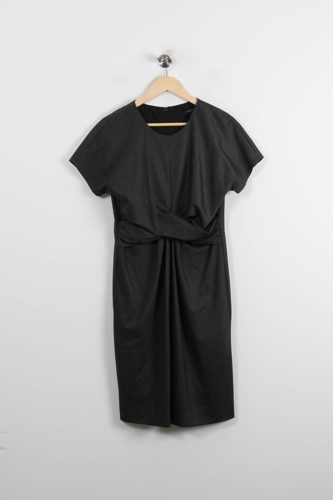 Robe Midi Grise - Taille XL/42 de la marque Caroll | PARAD60919 - Vendu par Paradigme - Image 2