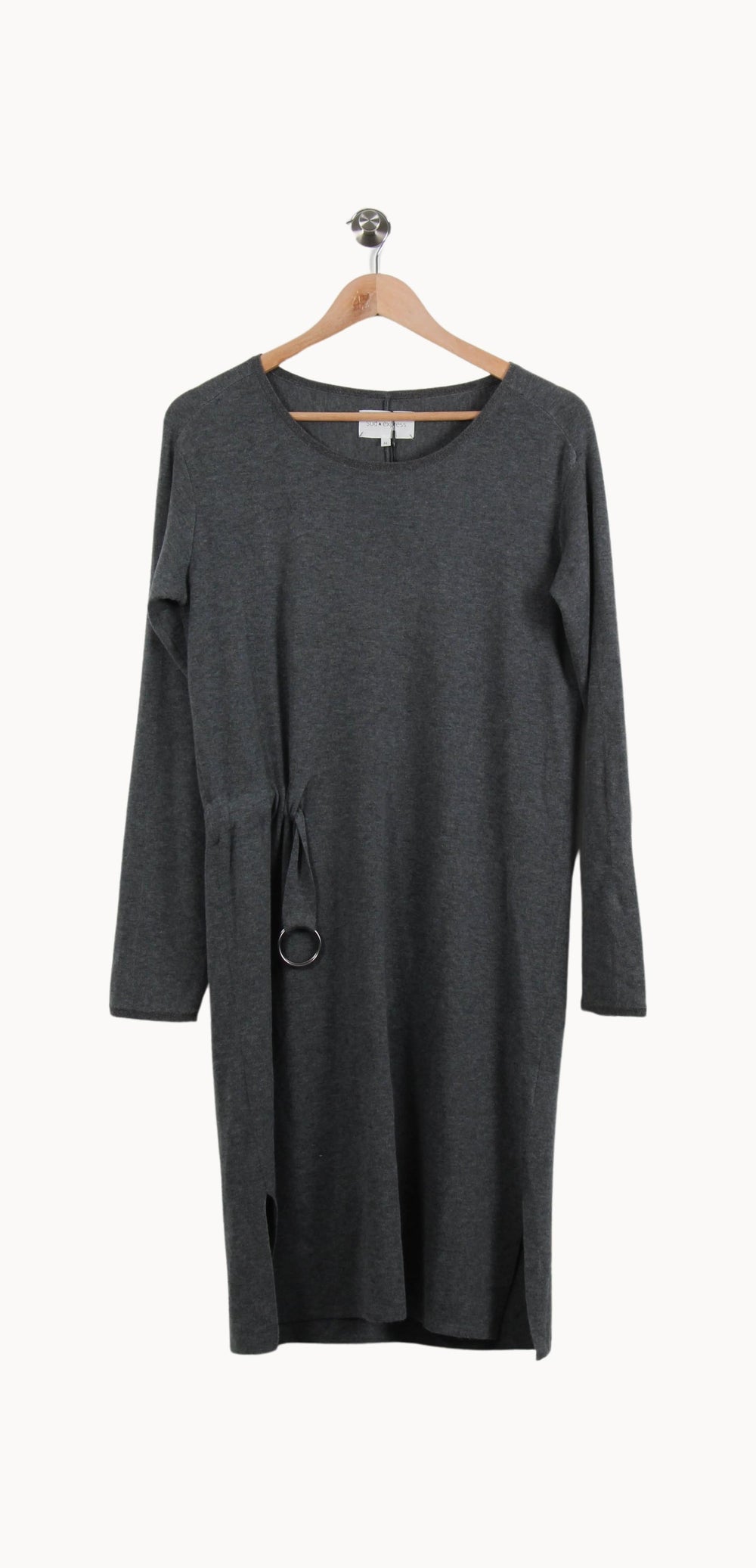 Robe Longue Grise - Taille M/38 de la marque Sud express | PARAD60922 - Vendu par Paradigme - Image 2