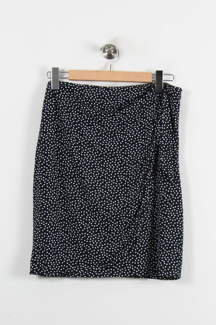 Jupe Courte Bleue et Blanche - Taille XL/42 de la marque Caroll | PARAD60924 - Vendu par Paradigme - Image 2