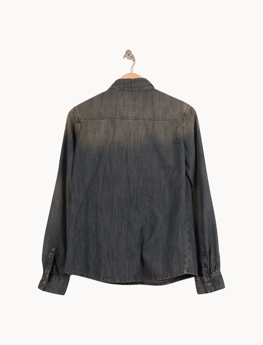 Chemise en Jean Bleue - Taille L/40 de la marque IKKS | PARAD60927 - Vendu par Paradigme - Image 4