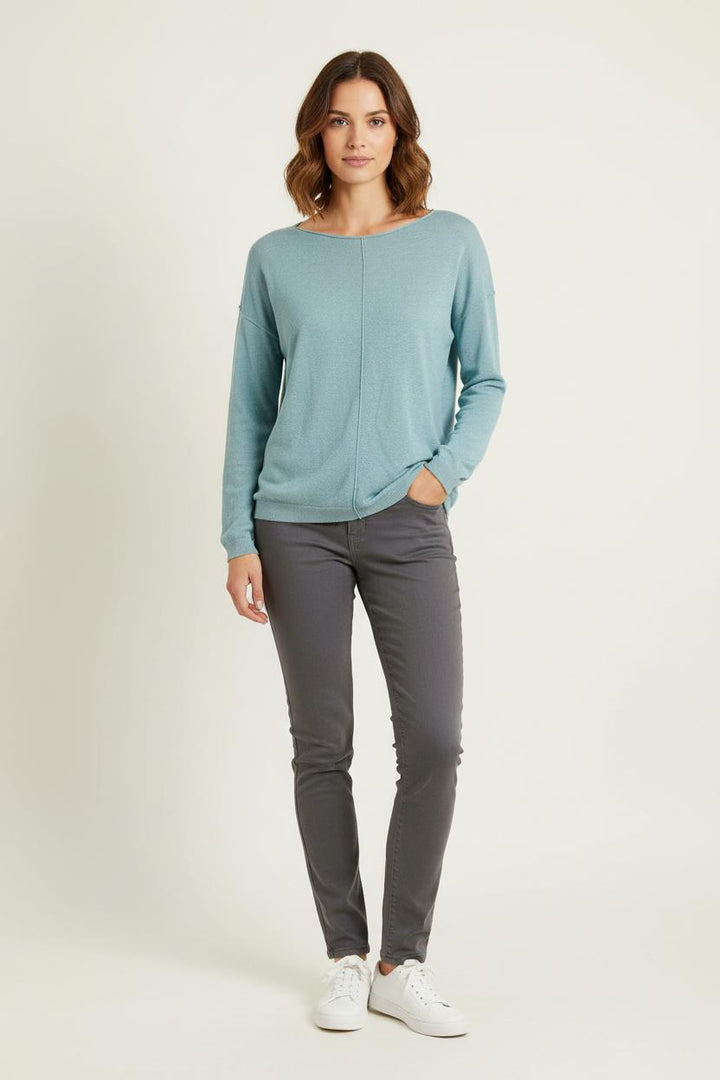 Pull Bleu - Taille S/36 de la marque Sud express | PARAD60929 - Vendu par Paradigme - Image 1