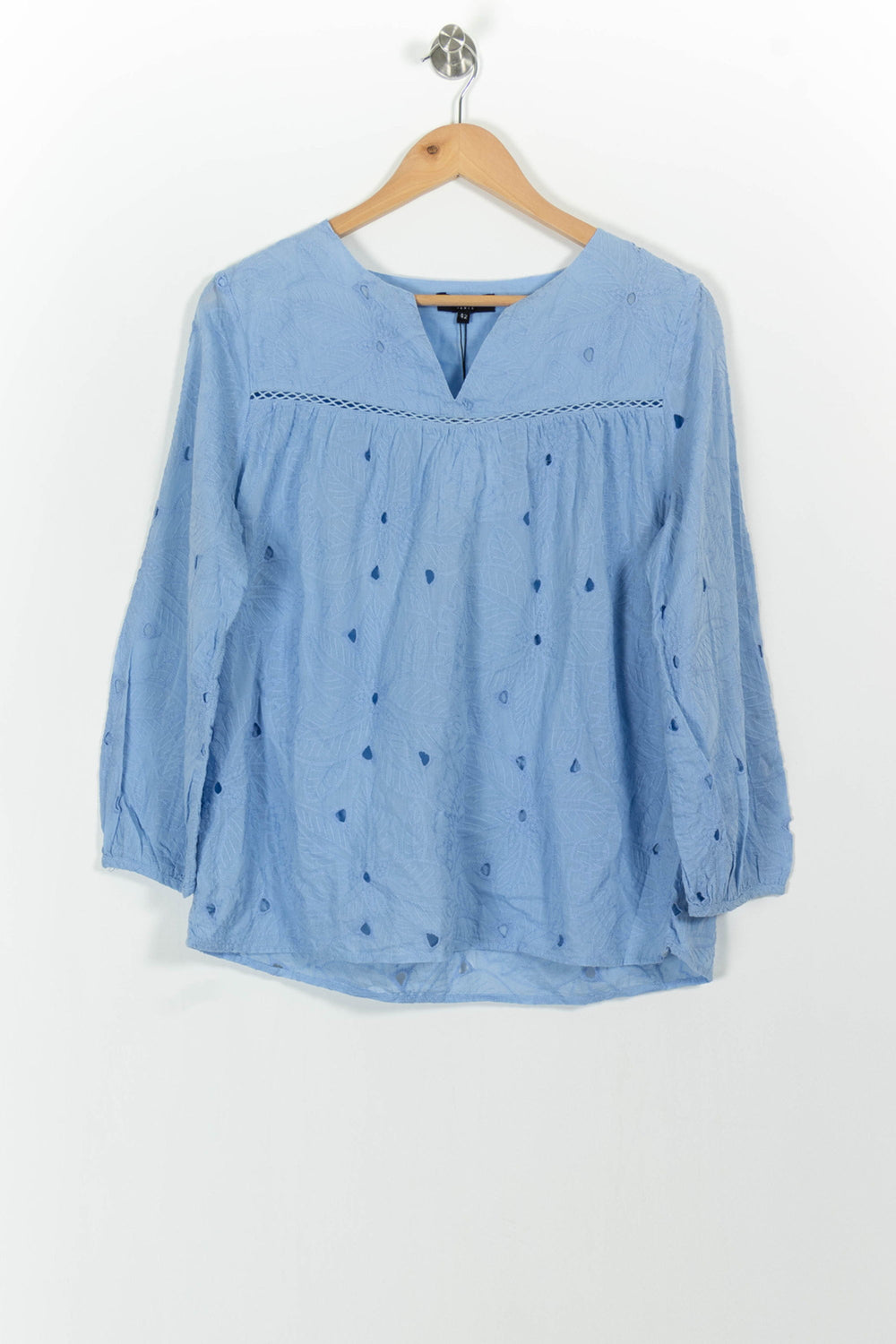 Blouse Bleue - Taille XL/42 de la marque Caroll | PARAD60930 - Vendu par Paradigme - Image 2